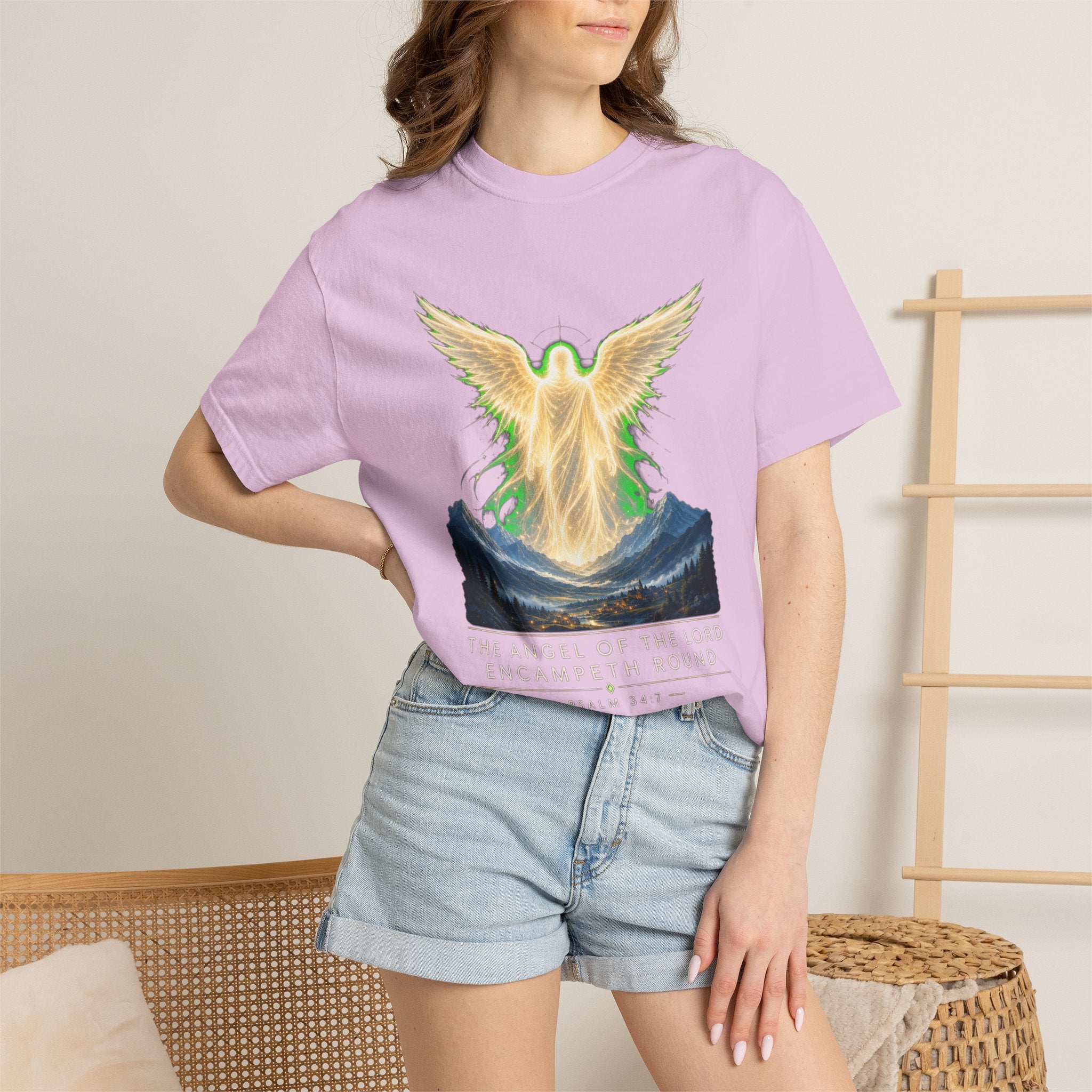 Angel of the Lord T-Shirt — Spiritual Mountain Angel Graphic Tee