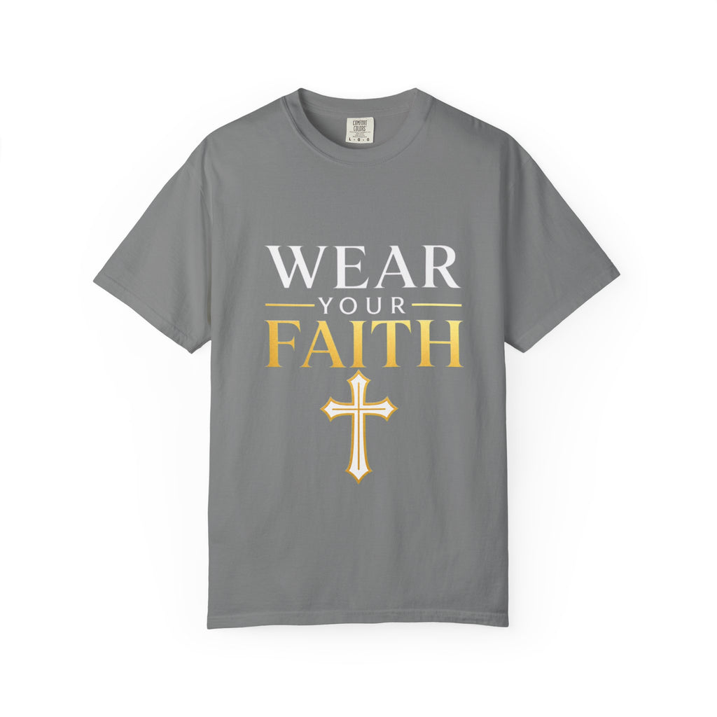 Wear Your Faith T-Shirt — Christian Cross Inspirational Tee