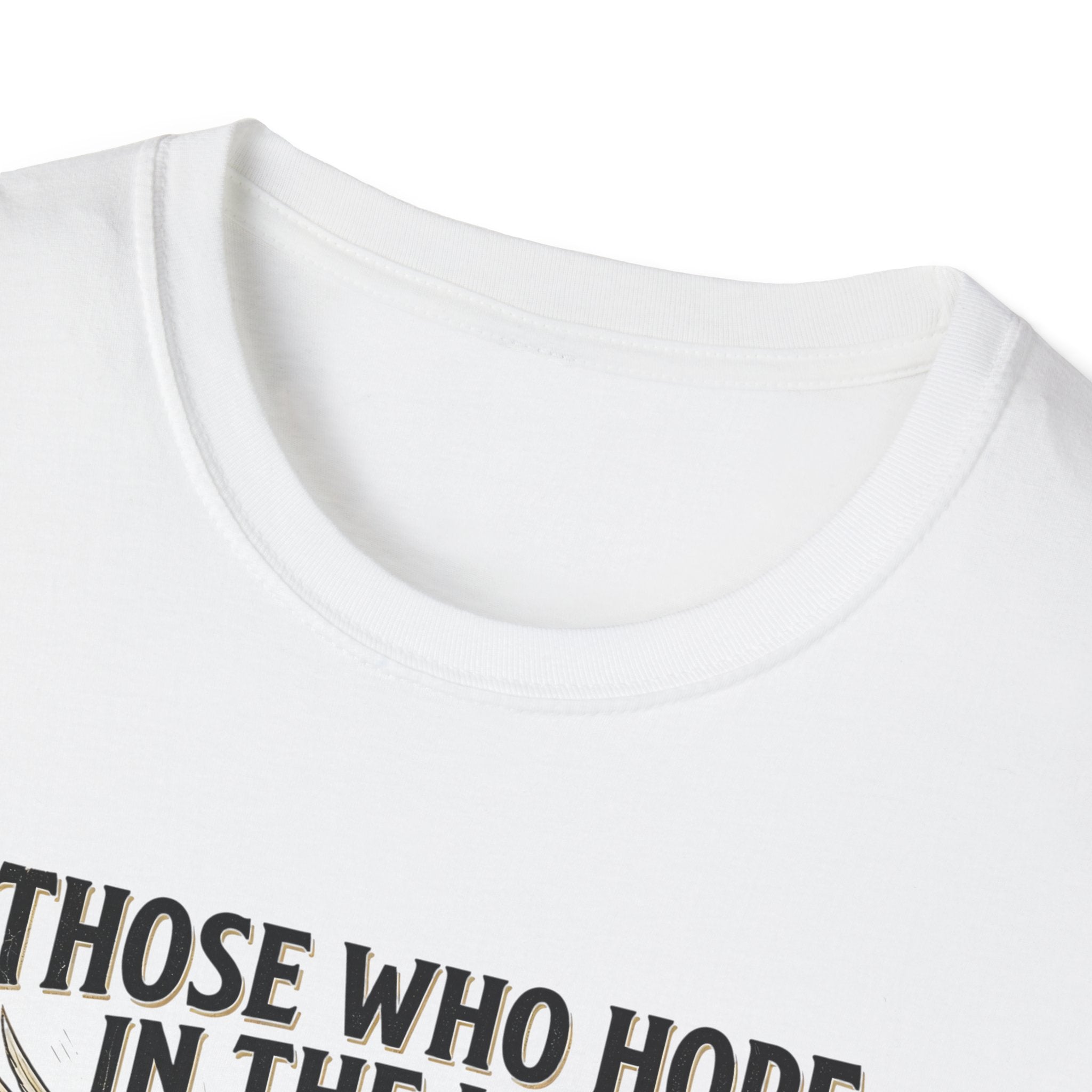 Faith Hope T-Shirt — "Those Who Hope in the Lord" Isaiah 40:31 Christian Tee