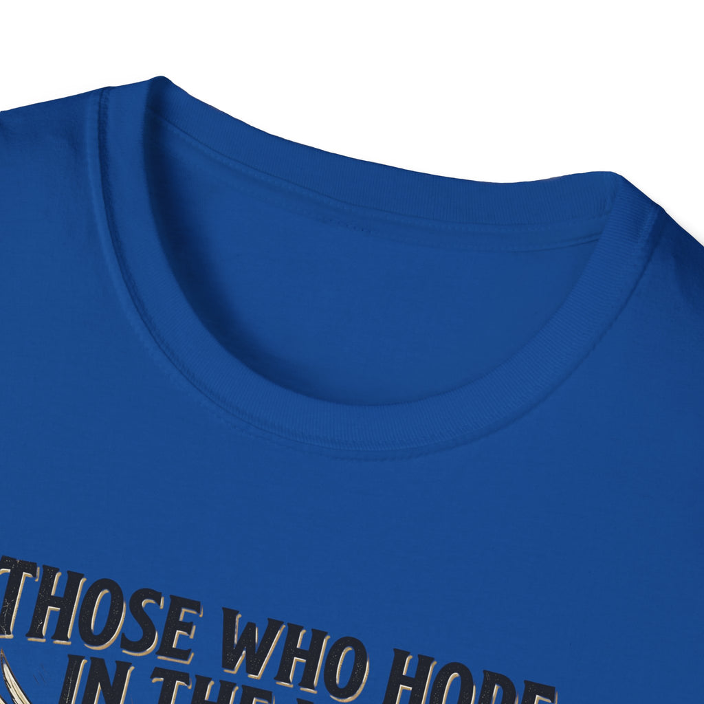 Faith Hope T-Shirt — "Those Who Hope in the Lord" Isaiah 40:31 Christian Tee