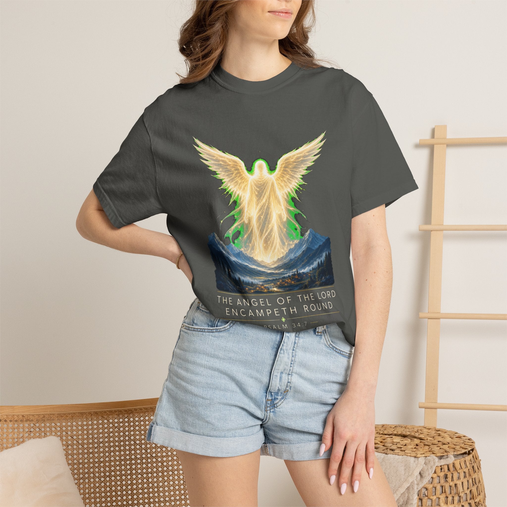 Angel of the Lord T-Shirt — Spiritual Mountain Angel Graphic Tee