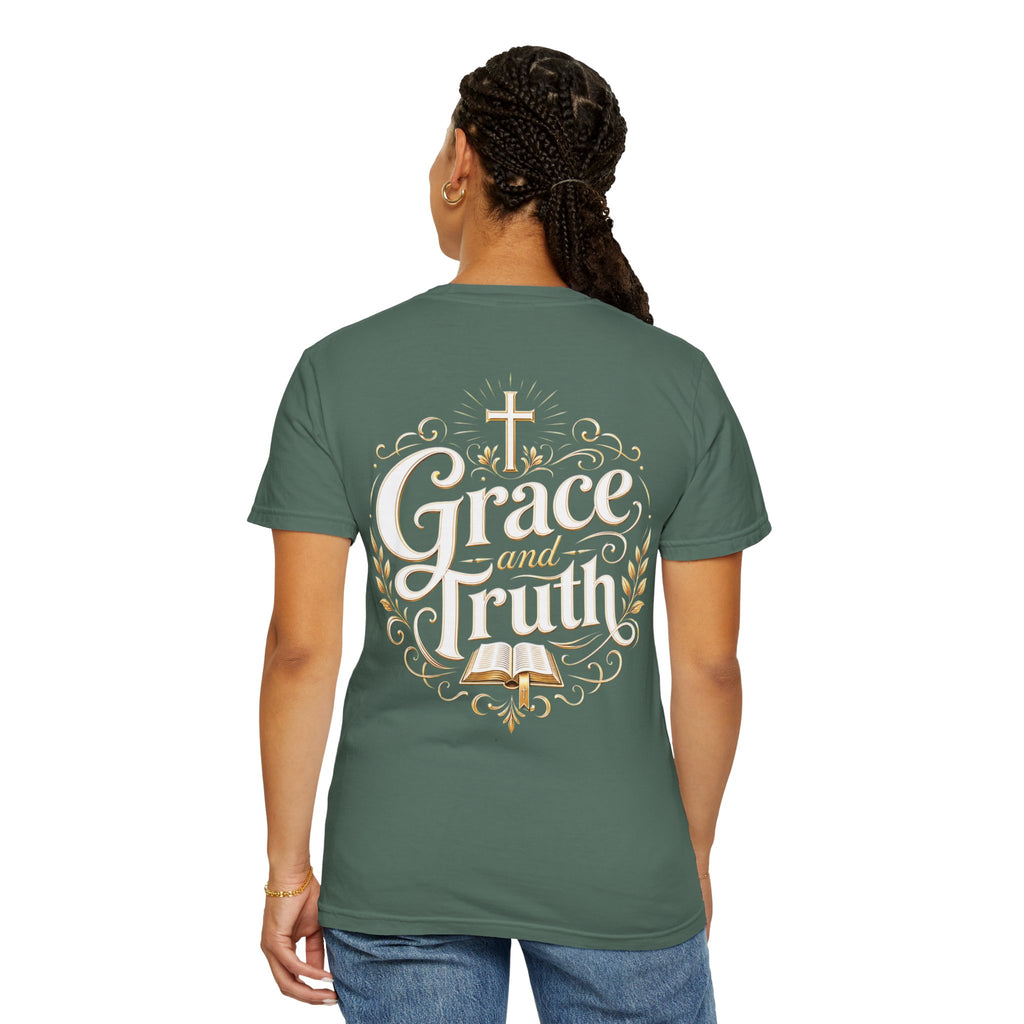 Grace and Truth T-Shirt — Inspirational Faith Graphic Tee