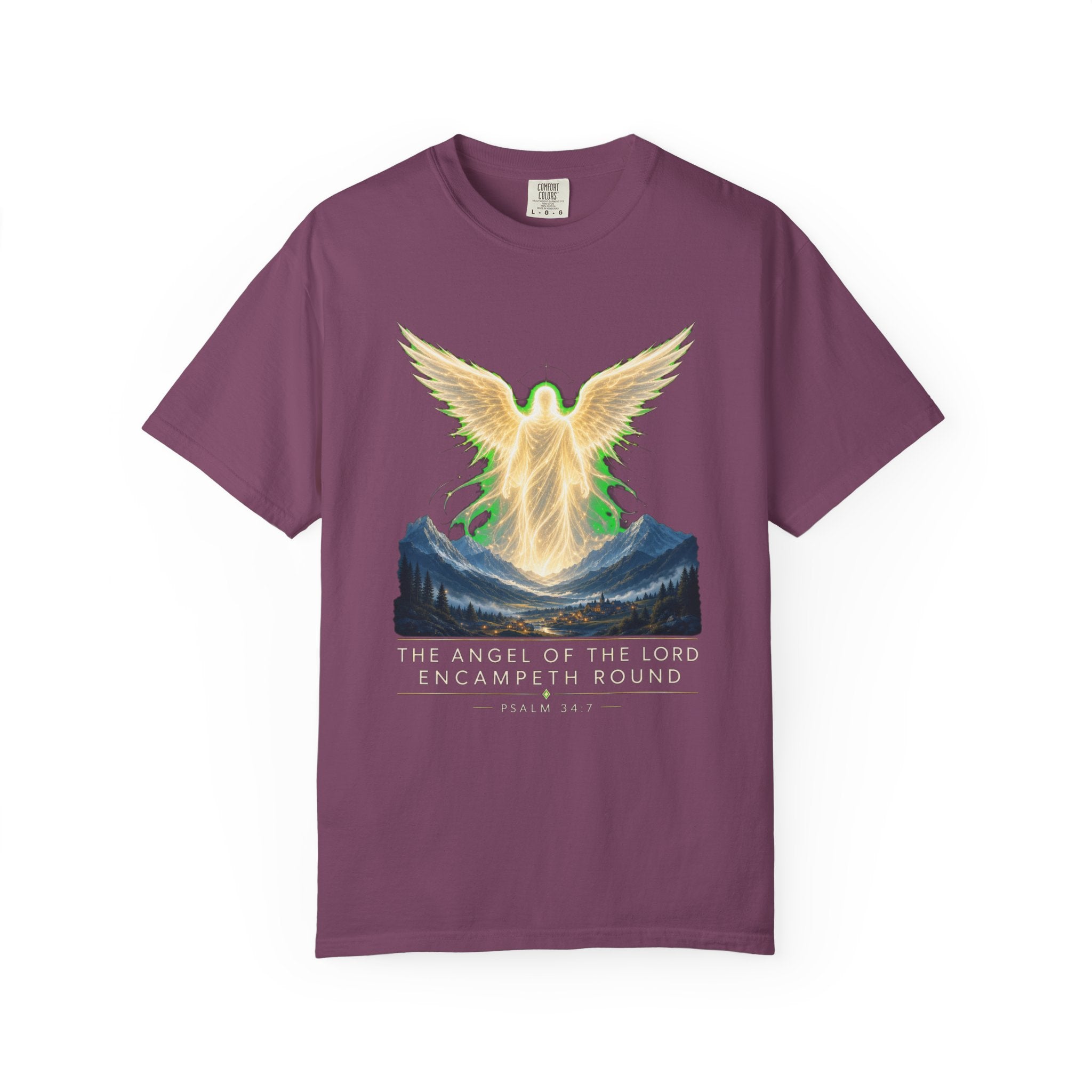 Angel of the Lord T-Shirt — Spiritual Mountain Angel Graphic Tee