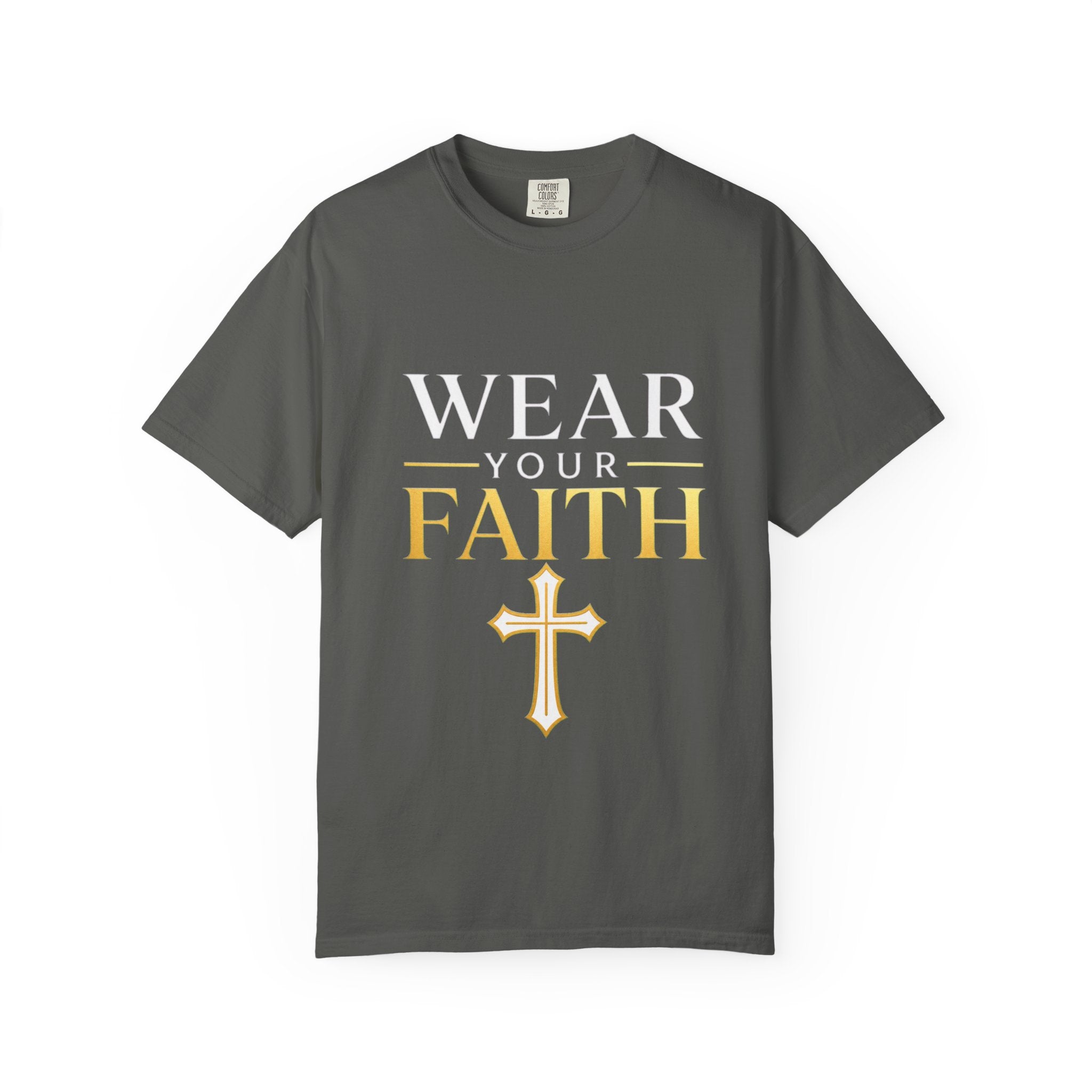 Wear Your Faith T-Shirt — Christian Cross Inspirational Tee