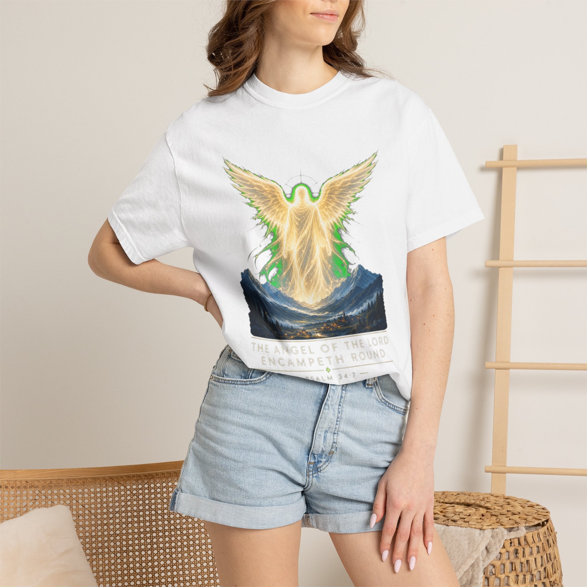 Angel of the Lord T-Shirt — Spiritual Mountain Angel Graphic Tee