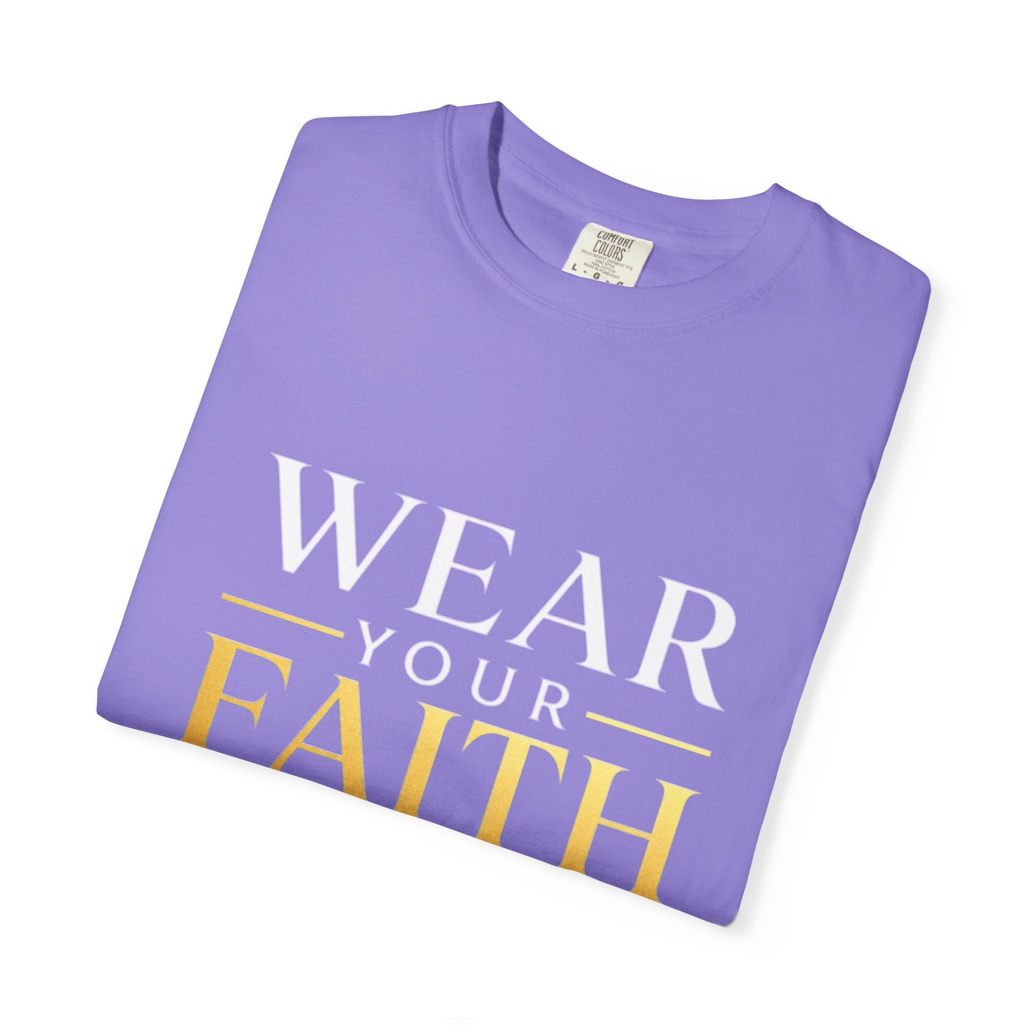 Wear Your Faith T-Shirt — Christian Cross Inspirational Tee