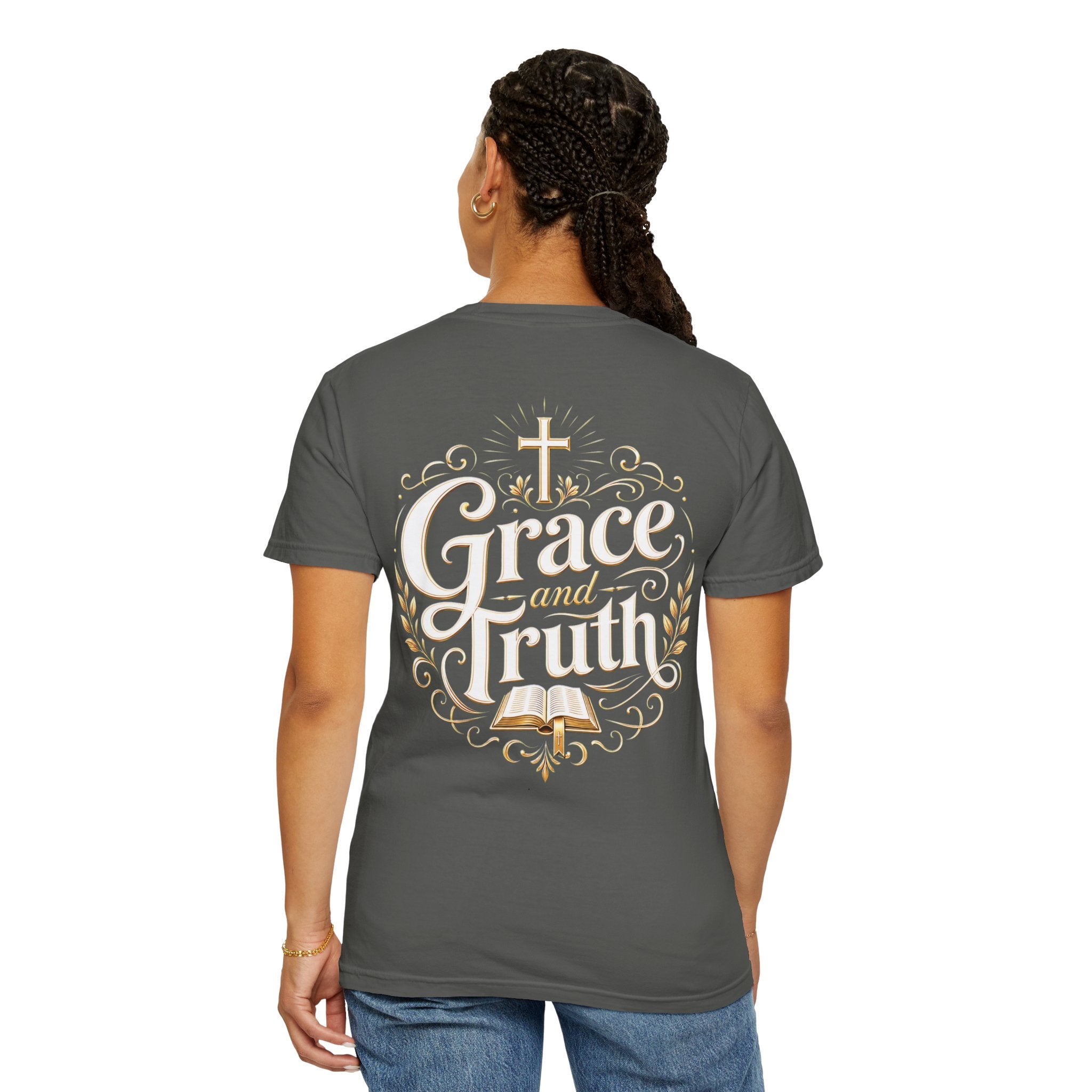 Grace and Truth T-Shirt — Inspirational Faith Graphic Tee