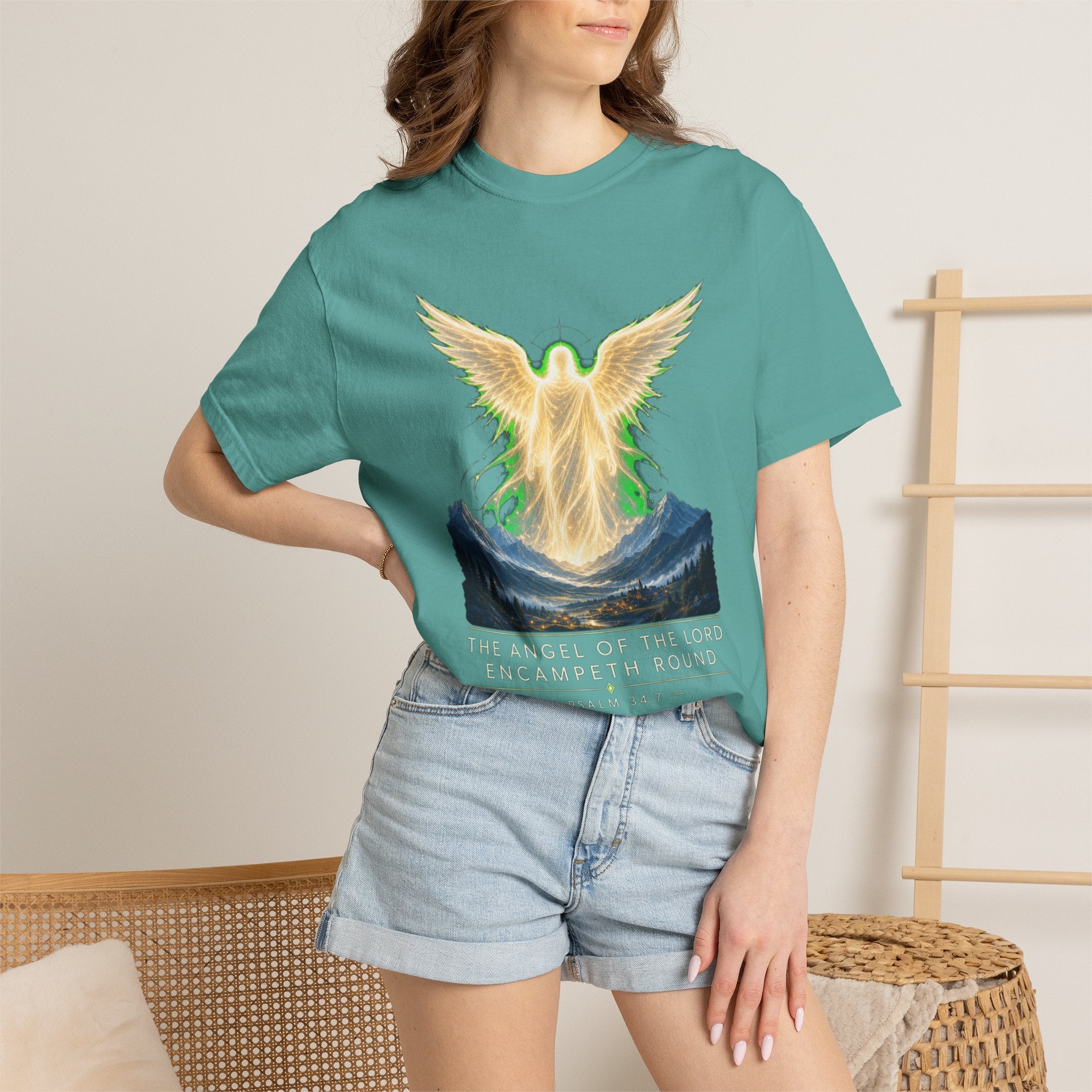 Angel of the Lord T-Shirt — Spiritual Mountain Angel Graphic Tee
