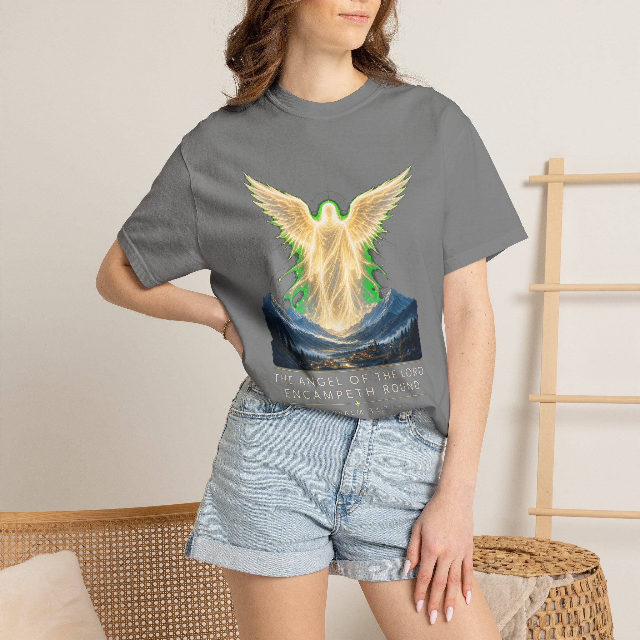 Angel of the Lord T-Shirt — Spiritual Mountain Angel Graphic Tee