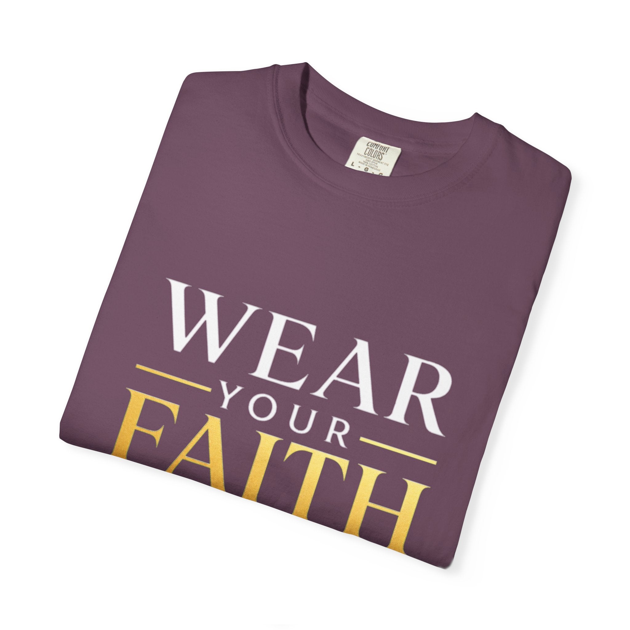 Wear Your Faith T-Shirt — Christian Cross Inspirational Tee