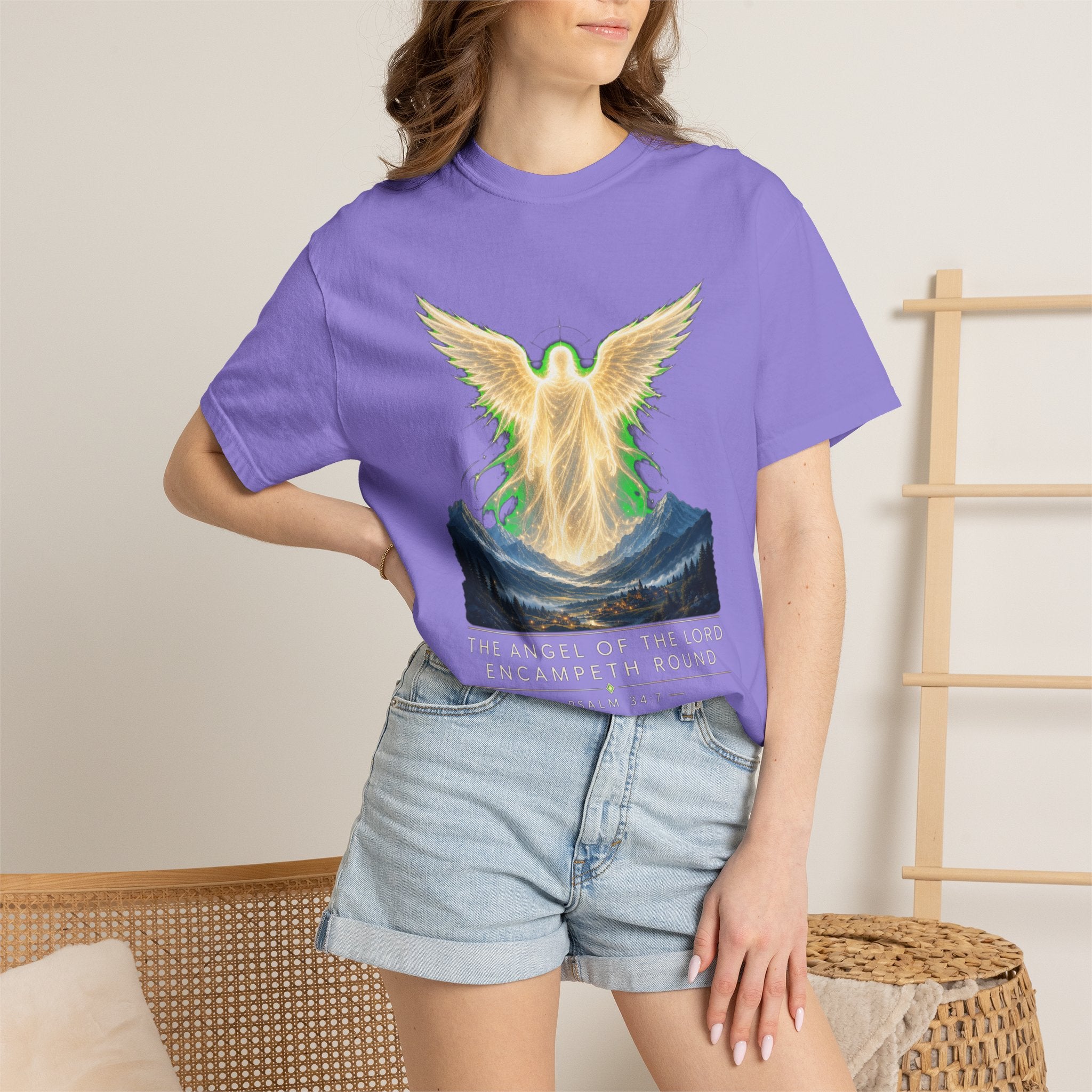 Angel of the Lord T-Shirt — Spiritual Mountain Angel Graphic Tee